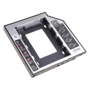 SSD HDDs caddys 12.7mm Nhôm Ổ ổ cứng thứ 2 caddys trường hợp Bộ chuyển đổi cho laptop cddvd-rom khe cắm quang