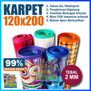 Karpet Bolak Balik Tebal Ukuran 120x180cm / Tikar Foam Empuk Tahan Air Karpet dua sisi