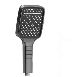 SIDSI High Pressure Shower Head Water Saving 7 Modes Shower Spray Nozzle Modern One Key Stop Button Rainfall Shower Head Bathroom Accessary