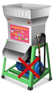 Copper Core/220vstainless Steel Heavy Duty Grinder for Cassava Purple Potato and Other Root Crops