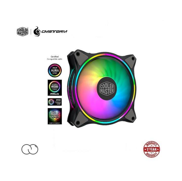 Cooler Master MasterFan MF140 Halo 14cm Dual Loop ARGB Casing Fan ...