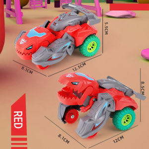 Transform Car Toys Monster Truck Toys Inertia Dinosaur Truck Toys for Kids Boys Toy