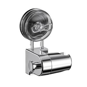 Universal Shower Brackets with 180 Rotation Reusable Suction Cup Removable Shower Head Holders for Tiles Glass & Others