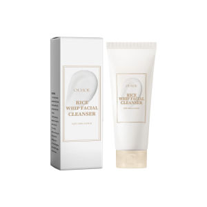 OUHOE โฟมล้างหน้า คลีนเซอร์ข้าว Face Cleanser คลีนเซอร์ ทำความสะอาดผิวหน้า เติมความชุ่มชื้น บำรุงผิว ฟื้นฟูผิว โฟมล้างหน้าผิวมัน โฟมล้างหน้าสิว ผลิตภัณฑ์ทำความสะอาดหน้า (120g)