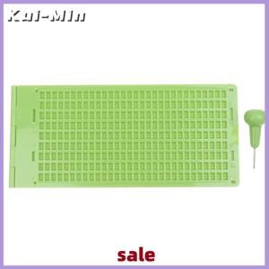 Kui-Min 9Lines 30 Cells Practical School Braille Portable Writing Slate With Stylus