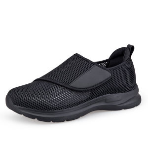 FOKU Sneakers Slip on Wanita Desain Retro Polos - Gaya Casual Elegan untuk Kaki Lebar