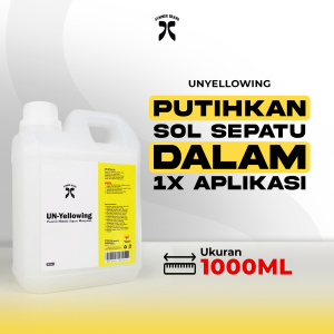 Unyellowing 1L - Pemutih Sol Sepatu Menguning 1 Liter 1000ml | Summer Shoes Cleaner