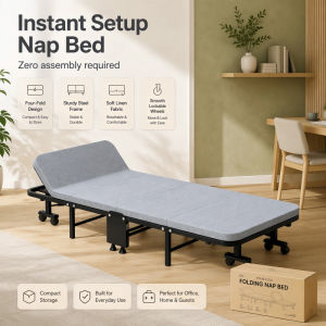 190cm Foldable Bed Folding Single Bed Sofa Bed Foldable Chairs Camping Chair Bed Folding
