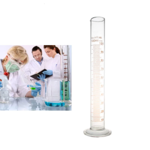 Glass Graduated Cylinder Thick Glass Measuring Cylinder Chemical Home Measuring Round Base /Single Metric Scale