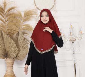 AliMaMa - JILBAB PED FF - Hijab Instan Jersey Airis Instant Kekinian Trendy Trendi Murah Medan