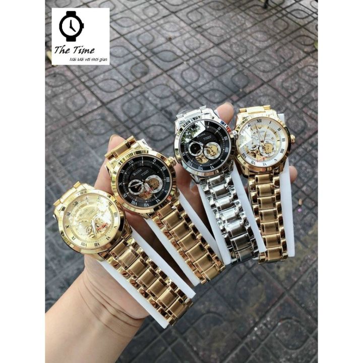 Sẵn màu Đồng hồ nam_đồng hồ Bulova 96A119 SERIES 120 AUTOMATIC