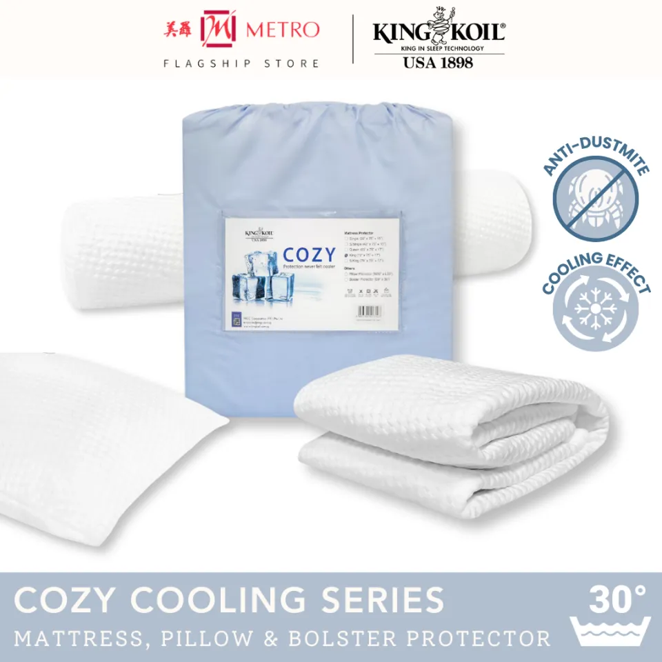 King Koil Cozy Cooling Series Mattress, Pillow or Bolster