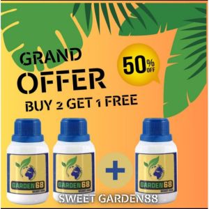 Pupuk GARDEN 68 Paket beli 2 gratis 1 Pupuk vitamin tanaman