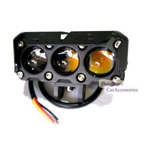 2 Đèn led trợ sáng 3 mắt cao cấp chính hãng 12v-24v chống nướcđèn 3 bóng xịn dễ lắp đặt