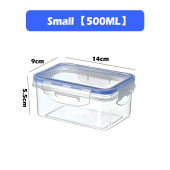 316 Stainless Steel Fresh-Keeping Box With Lid Sealed Leakproof Portable Lunch Box Kitchen Refrigerator Oven Food Container