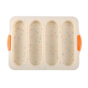 YIDIA ทำความสะอาดได้ง่าย กระทะก้อนซิลิโคน ทนความร้อนทน ไม่ติดกระทะ แม่พิมพ์อบขนม มืออาชีพอย่างมืออาชีพ เจาะรู ถาดถาดอบ ขนมปังขนมปัง