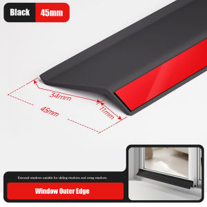 Window water blocking bar home window rain Flashing board aluminum alloy window edge waterproof Water Deflector sealing strip