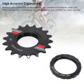 Yechiry Fixed Gear Single Speed Bike Freewheel Aluminum Alloy Lightweight Freewheel Replacement Stable Smooth Ride Ideal for City Commuting (14T). 