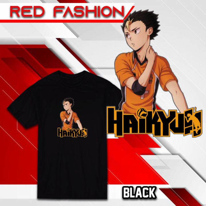 T-Shirt Cosplay Unisex Haikyuu!! – Stampa Kageyama E Hinata, Karasuno High School, Maglia Sportiva A Maniche Corte (Taglie Dalla XS Alla 2XL)