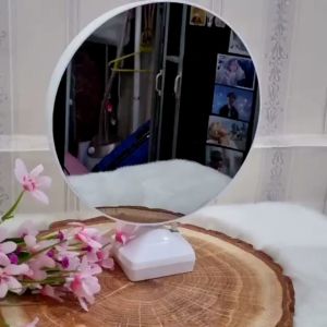 SEHARI JADI: Cermin Mirror Frame Foto Wajah Lampu LED Rias Magic Ajaib Hadiah Kado Gift Custom Ultah Anniversary Wisuda Wedding Mewah