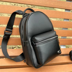 Coach One shoulder slant backpack bag official store Authentic Original Bags for Men Bags CP116 CP126 CP162 zipper Fashion High Quality Product Crossbody Bags Size:19.5cm (L) x 31cm (H) 6cm (W)
