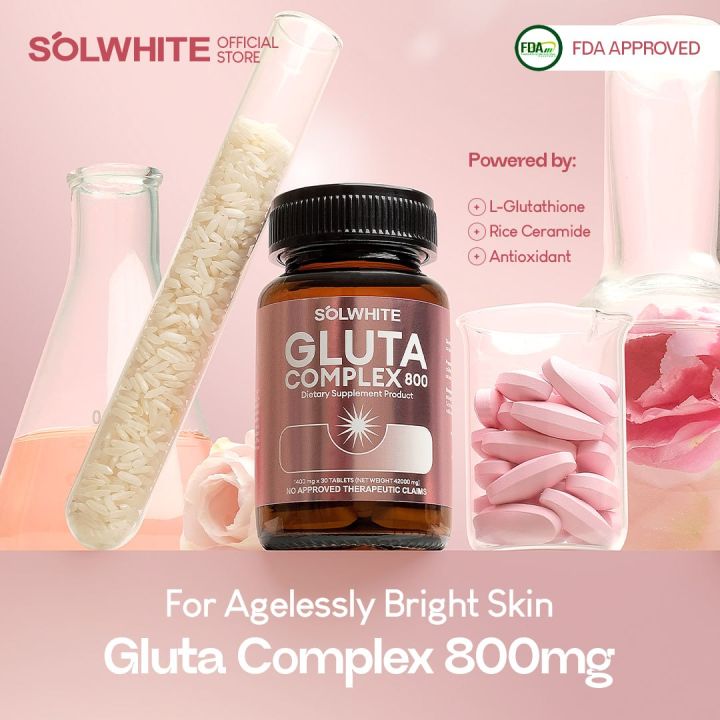 glutathione white 800 h tr chng oxy ha, gim lo ha, sm, nm v lm trng da (60 vin) Gluta White Supreme 1500000 mg
