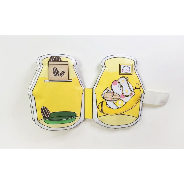 Banana milk Squishy book Hamster Banana Milk DIY Squishy Book handmade ...