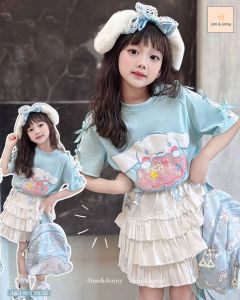 [HỎA TỐC] Set Jam&Jenny Melody cho bé gái 11-44kg Váy hè cho bé gái đính cườm