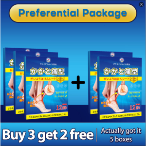 heel pain relief patch plantar fasciitis treatment 12 stickers/box Sakit tumit kaki joint pain relief herbal patch 足痛贴