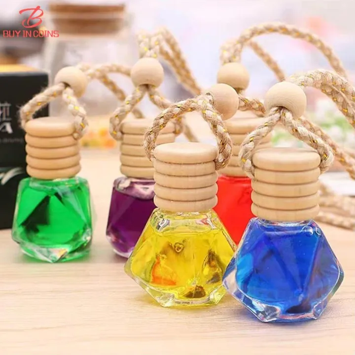 BC 7ml Car Hanging Bottles Perfume Aromatherapy Refillable Air Freshener  Diffuser Oil Fragrance Bottle Vehicle Auto Sapper Pendant Lazada PH