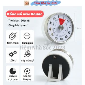 Đồng hồ đếm ngược Mechanical TimerĐồng hồ hẹn giờ đếm ngược loại lớn 8cm giúp trẻ làm quen thời gian - Tiệm Nhà Sóc 2023