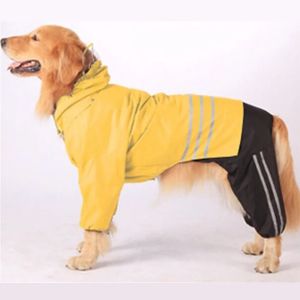 Bộ quần áo mưa 3 mảnh rời có mũ cho chó lớn và vừa - Đen Ta Pet shop