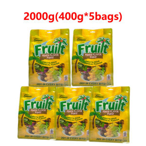 【YOOYEES】COD Mixed Fruit Peelable Gummy Candy 400g - Strawberry Orange Green Grape Mango - Fun to Peel Juicy Inside!Soft Chewy Jelly Candy Snacks for Kids & s - Perfect for Office Parties School TikTok Videos - Philippines Snack Lover Fav!