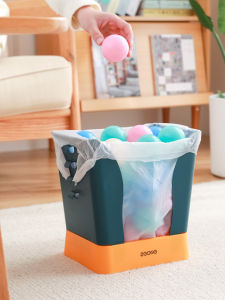 [Local Seller] Expandable Trash Bin Foldable Collapsible Dust Bin Fit All Dust Bin Plastic Holder 扩展垃圾桶家用厨房卫生间九档开合可调节垃圾桶