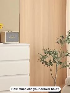 OKK Chest Drawer Cabinet For Clothes Nordic Storage Space Save 4/5L Wardrobe Dura Cabinet Drawer