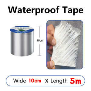 Tape Waterproof Aluminum Foil Butyl Roof Leaks Water Proofing Sealant Sink Super Fix Repair Wall Crack Material Pandikit Sa Bubong 30cm/20cm/15cm/10cm/5cm