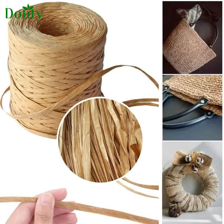 1 Roll Cotton Rope Cotton Cord Packing String for DIY Crafts Gift Wrapping  