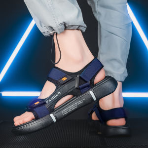 【City Youth】39-44 ukuran sandal pria sandal pria keren sandal gunung sandal slop pria sendal slop pria Sandal pria anti slip sandal pria keren Sandal olahraga sandal jelly sandal murah