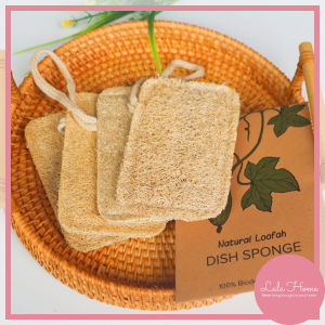 Loofah Sponge Dishwashing Scrubber All-Purpose Scouring Pads Natural Loofah Kitchen Dish Washing Towel Oil Removal 丝瓜洗碗海