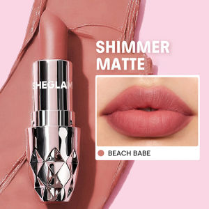 SHEGLAM Starlight Velvet Lipstick 10 Colors Shimmer Matte Long-Lasting Nourishing Silky Smooth Lip Makeup