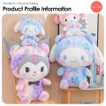 Sanrio Melody Kuromi Plush Doll Toy Anime Plush Toy Transformation Doll Cute Girlfriend Gift. 