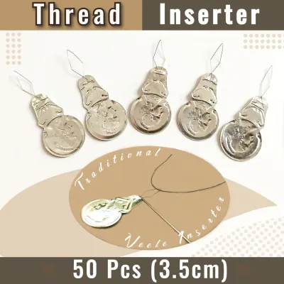 Eco-Store° (50 Pcs) Thread Needle Threader Inserter Sewing Home Living Essential Accessories Tools