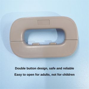 B.LIVEM 【การจัดส่ง 2-3 วัน】ที่ล็อคประตูตู้เย็น กันเด็กเปิดที่ล็อคตู้ เด็กป้องกันการหนีบ ติดกาวไม่ต้องเจาะ ล็อคความป ป้องกันการหนีบ ที่ล็อคตู้เย็น