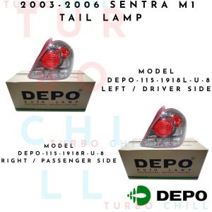 DEPO-115-1918-U-8 2003-2006 SENTRA M1  TAIL LAMP UNIT