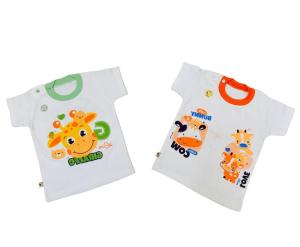 Oblong Lengan Pendek Anak Laki Perempuan Untuk Usia 9-12 Bulan