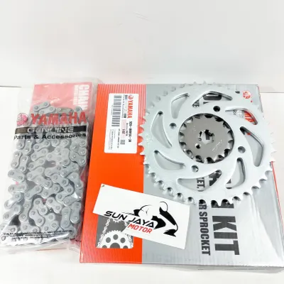 Gear set komplit + rantai yamaha jupiter robot vega zr new jupiter z salip vega rr kode 5D9