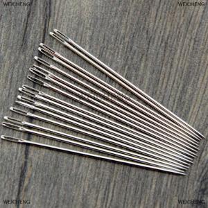 [COD] WEICHENG 25Pcs Độ Cứng Cao Thép Không Gỉ May Kim Chéo May Quần Áo Kim