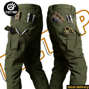 TECTOP Mens Cargo Waterproof Tactical Pants Outdoor Sports Pants Army Military Pant For Men Wear-resistant