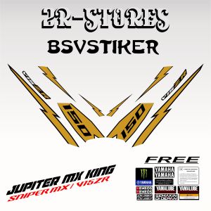 striping jupiter mx king 150 sku 46 stiker y15zr sniper exciter 150