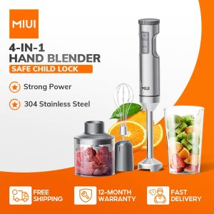 MIUI Portable Professional Baking Electric Hand Mixer Professional Electric Chopper And Grinder1000W
